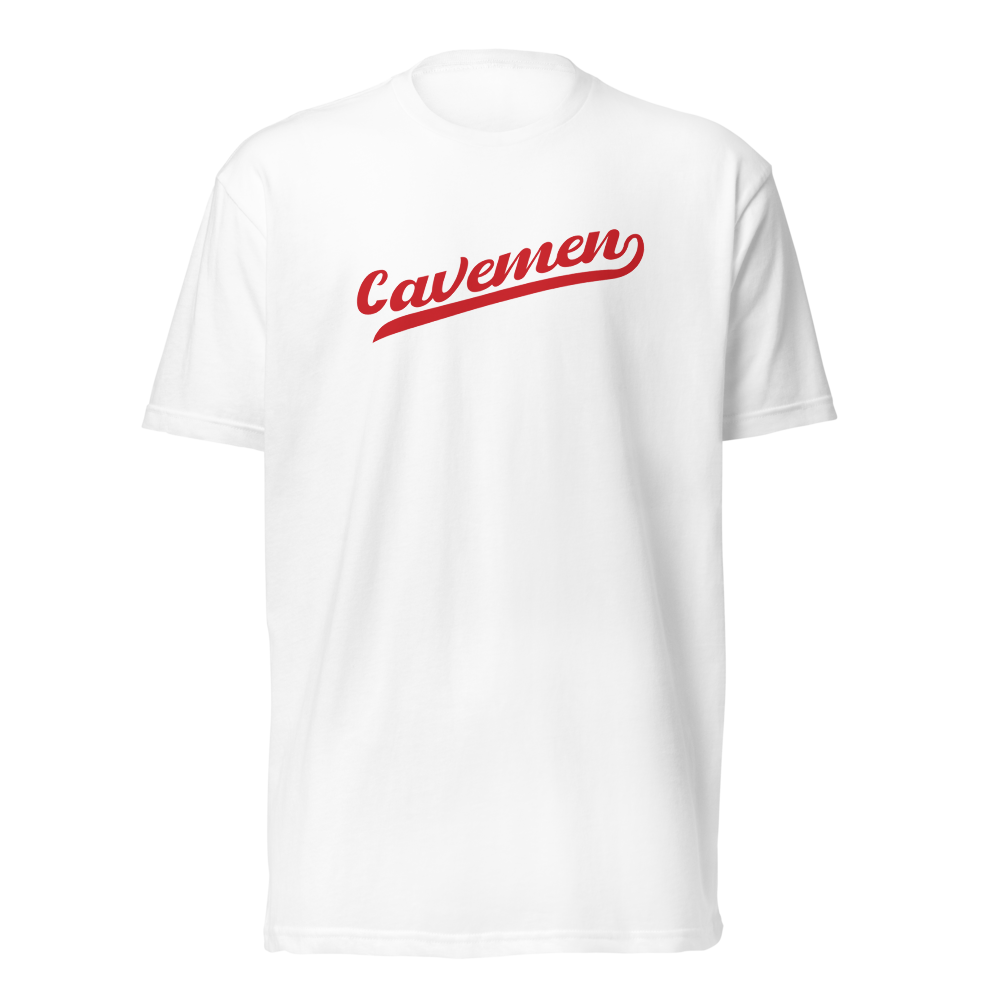 American Fork Cavemen Design 13 — White