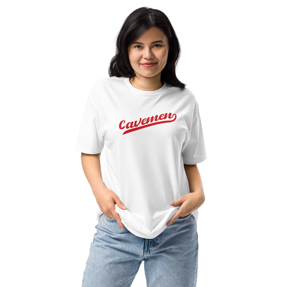 American Fork Cavemen Design 13 — White