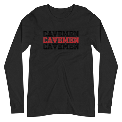 American Fork Cavemen Design 16 — Black Heather