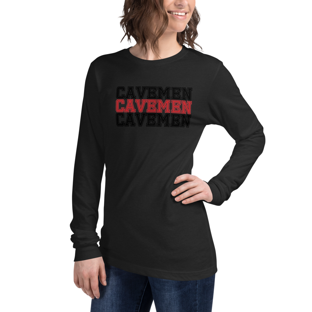 American Fork Cavemen Design 16 — Black Heather