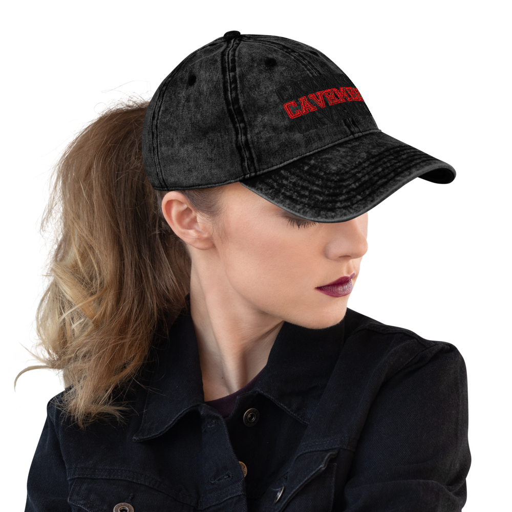 American Fork Cavemen Design 16 — Black