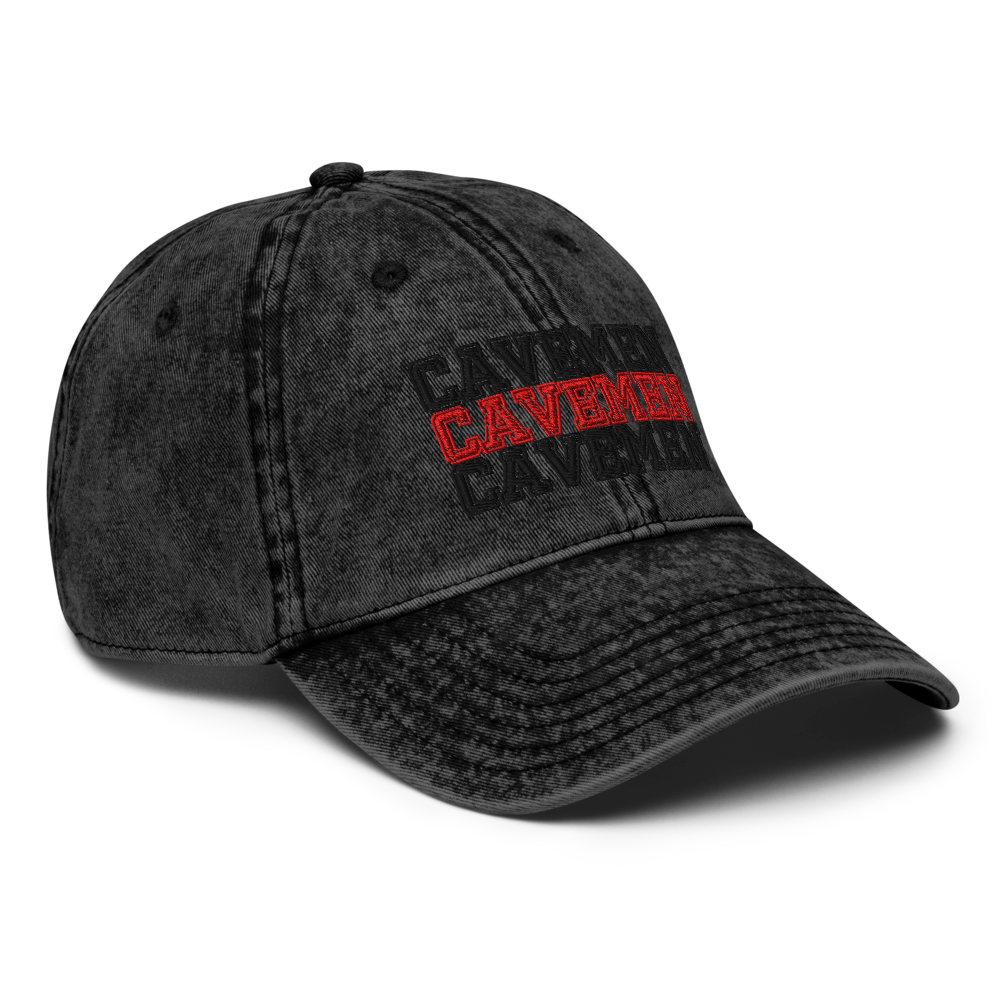 American Fork Cavemen Design 16 — Black