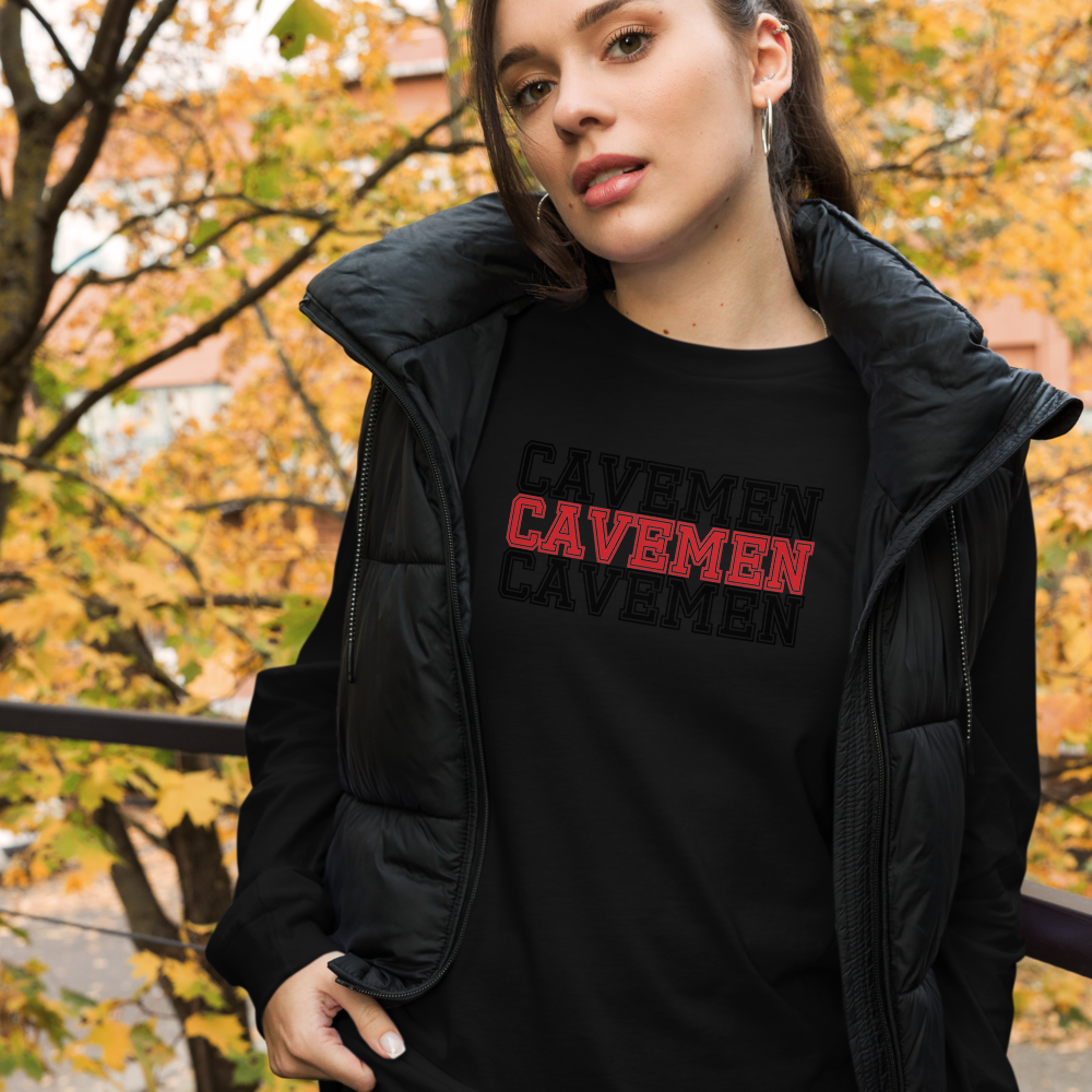 American Fork Cavemen Design 16 — Black