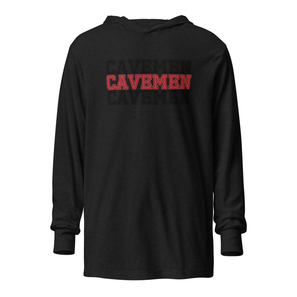 American Fork Cavemen Design 16 — Charcoal-Black Triblend