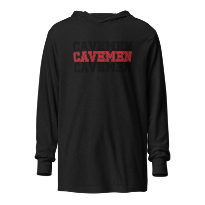 American Fork Cavemen Design 16 — Charcoal-Black Triblend