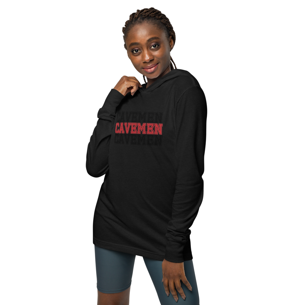 American Fork Cavemen Design 16 — Charcoal-Black Triblend