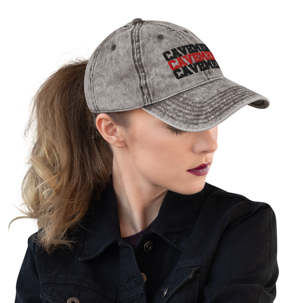 American Fork Cavemen Design 16 — Charcoal Grey