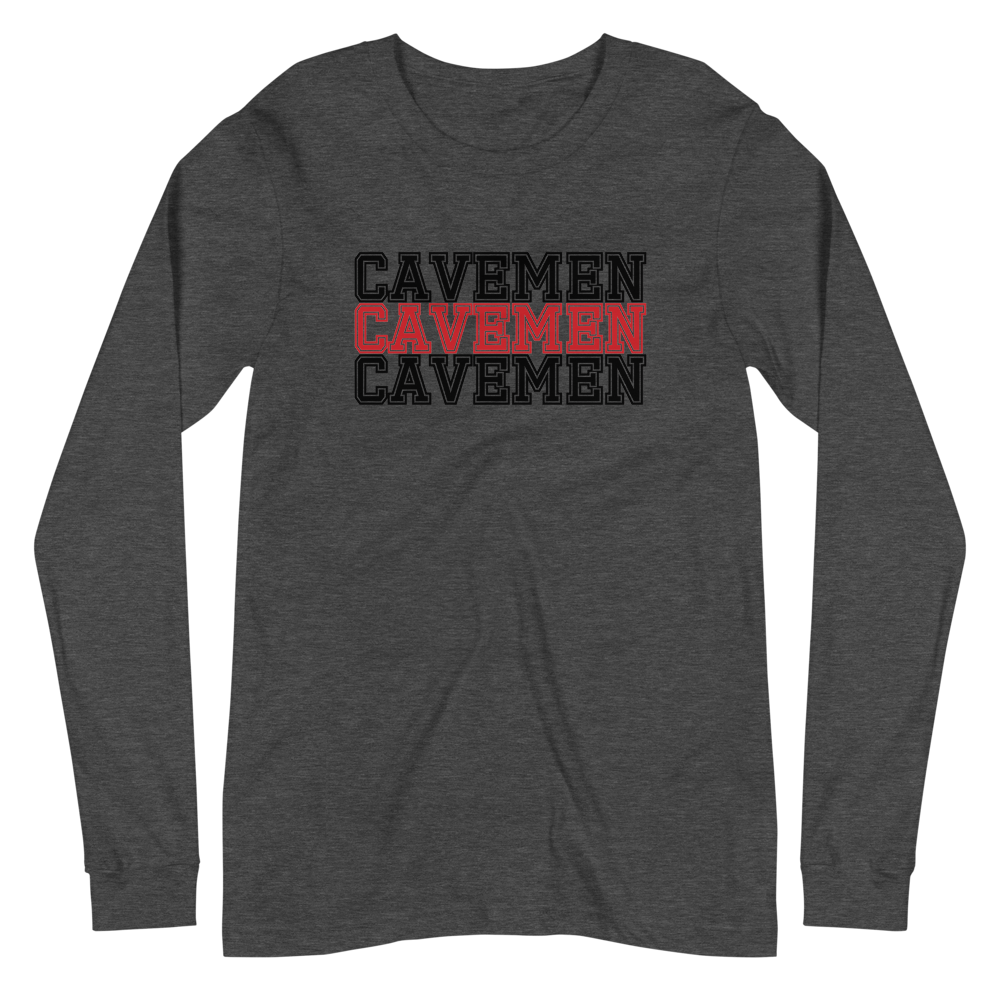American Fork Cavemen Design 16 — Dark Grey Heather