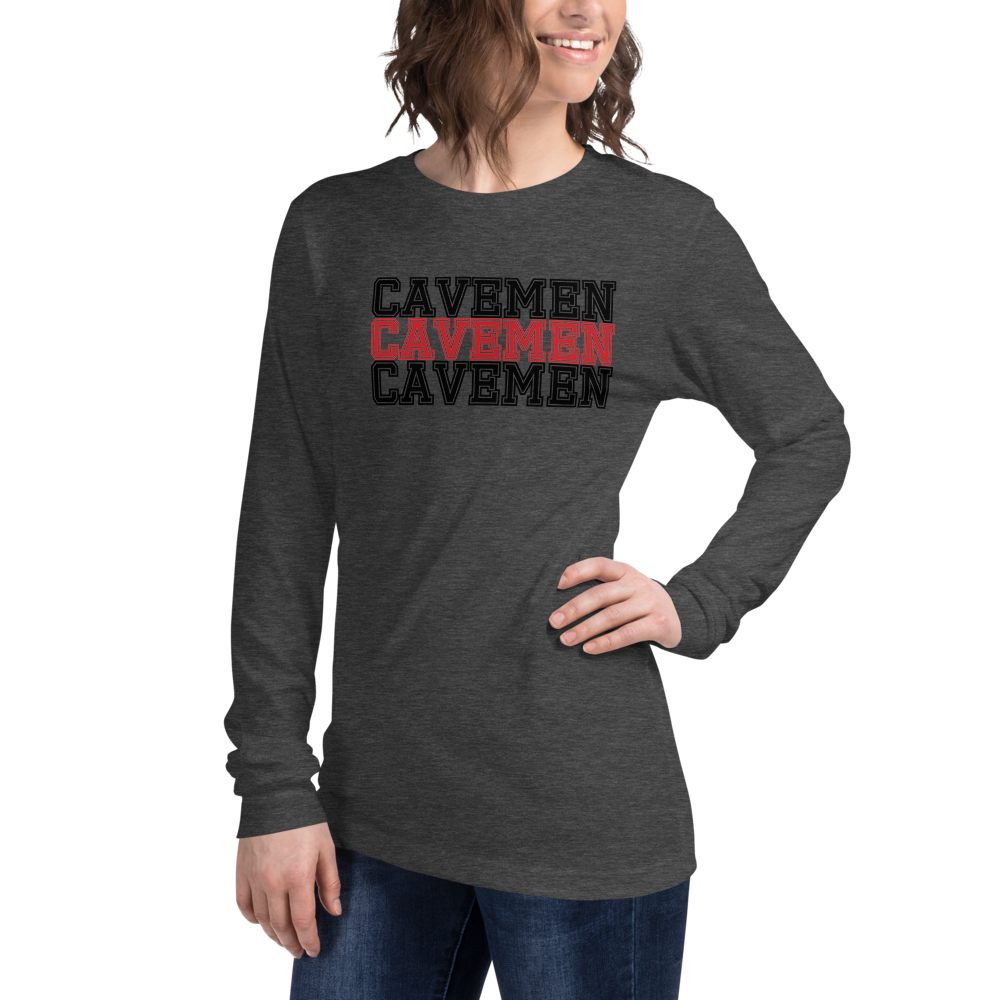 American Fork Cavemen Design 16 — Dark Grey Heather