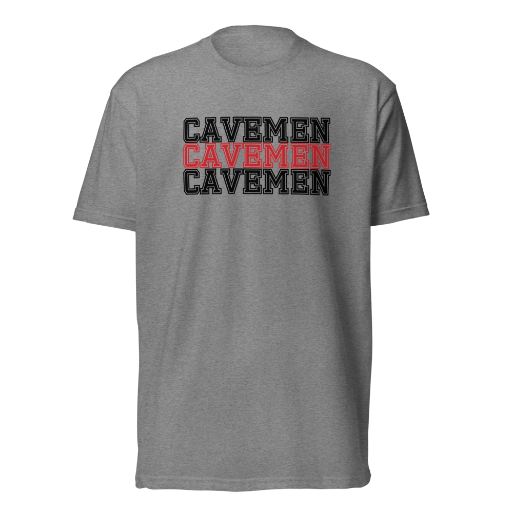 American Fork Cavemen Design 16 — Dark Heather Gray
