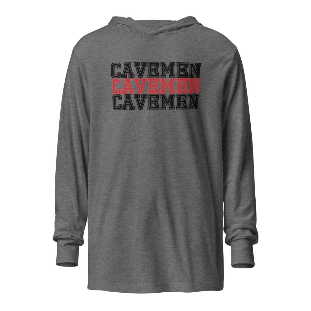American Fork Cavemen Design 16 — Grey Triblend