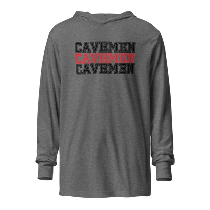 American Fork Cavemen Design 16 — Grey Triblend