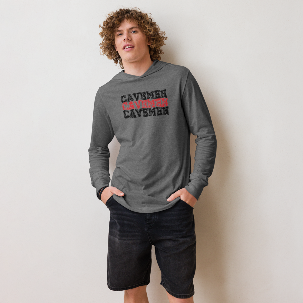 American Fork Cavemen Design 16 — Grey Triblend
