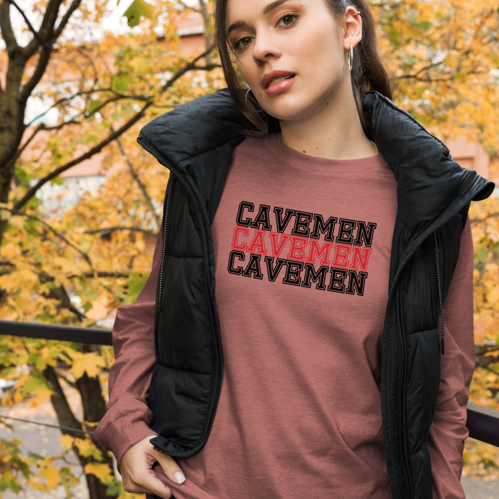 American Fork Cavemen Design 16 — Heather Mauve