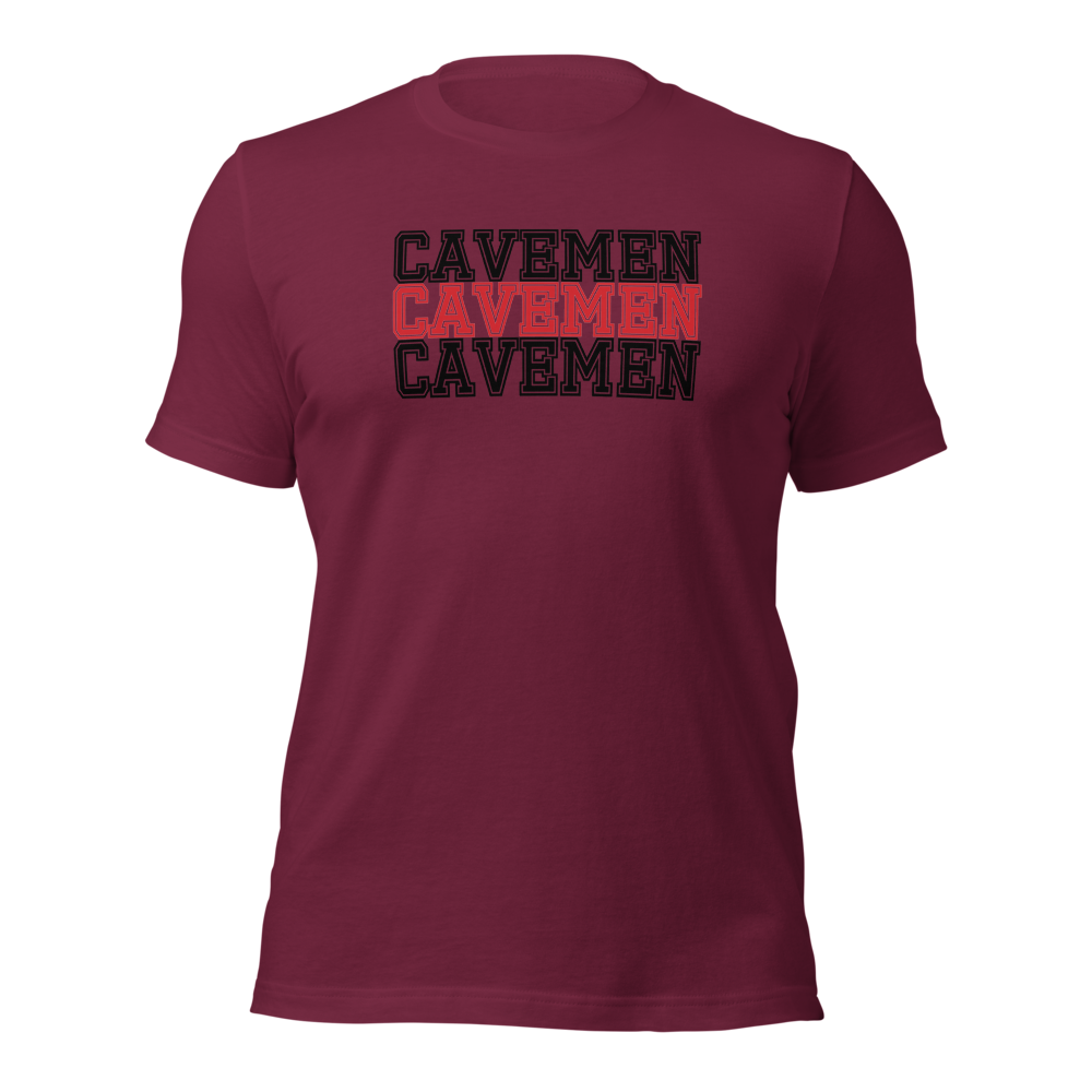 American Fork Cavemen Design 16 — Maroon