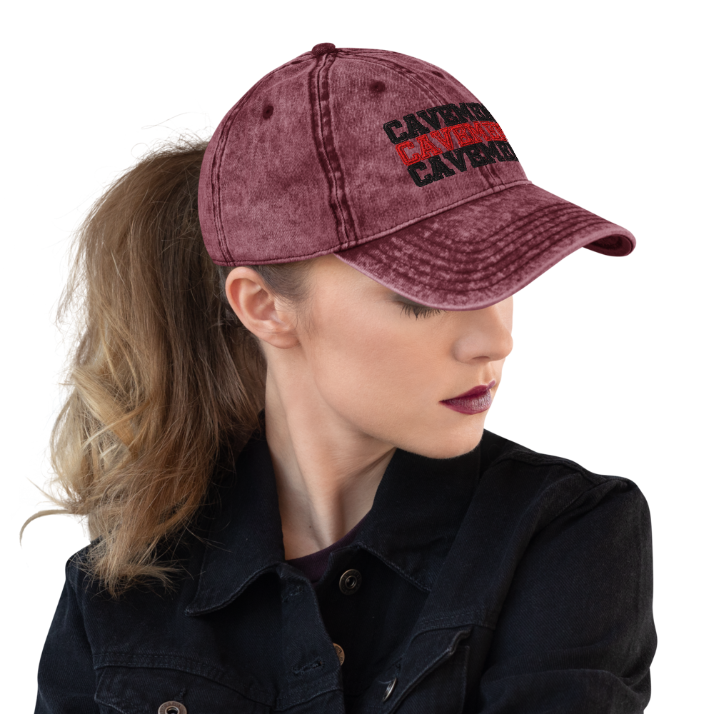 American Fork Cavemen Design 16 — Maroon