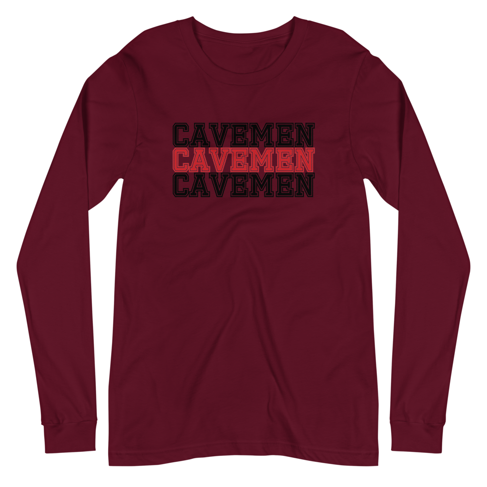 American Fork Cavemen Design 16 — Maroon