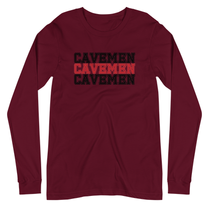 American Fork Cavemen Design 16 — Maroon