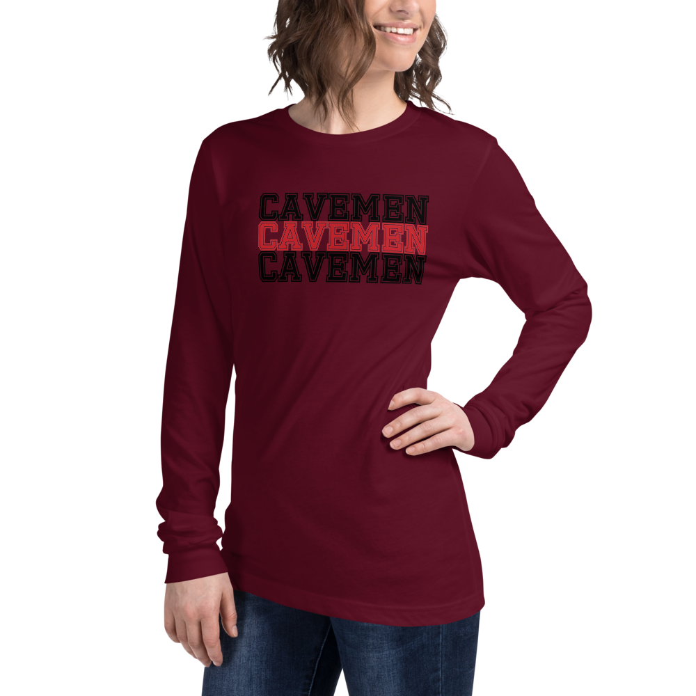 American Fork Cavemen Design 16 — Maroon