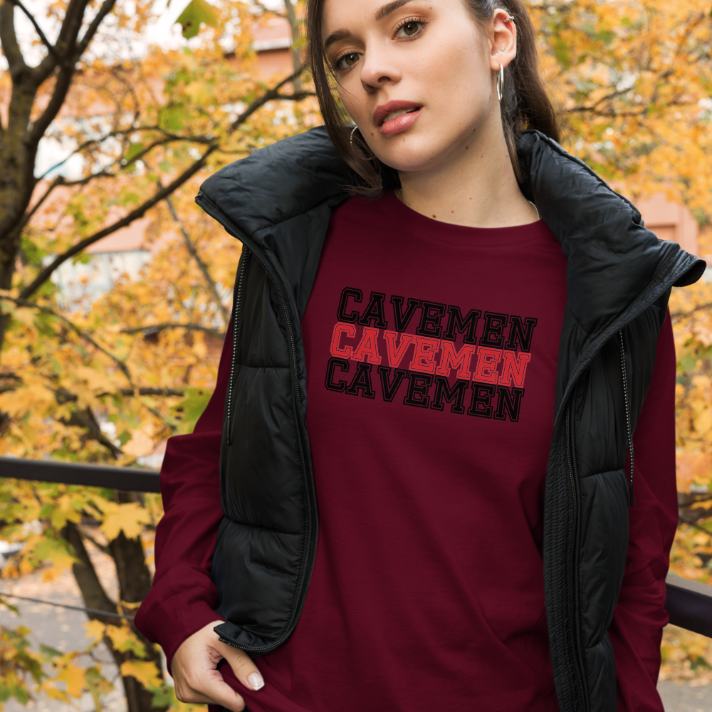 American Fork Cavemen Design 16 — Maroon