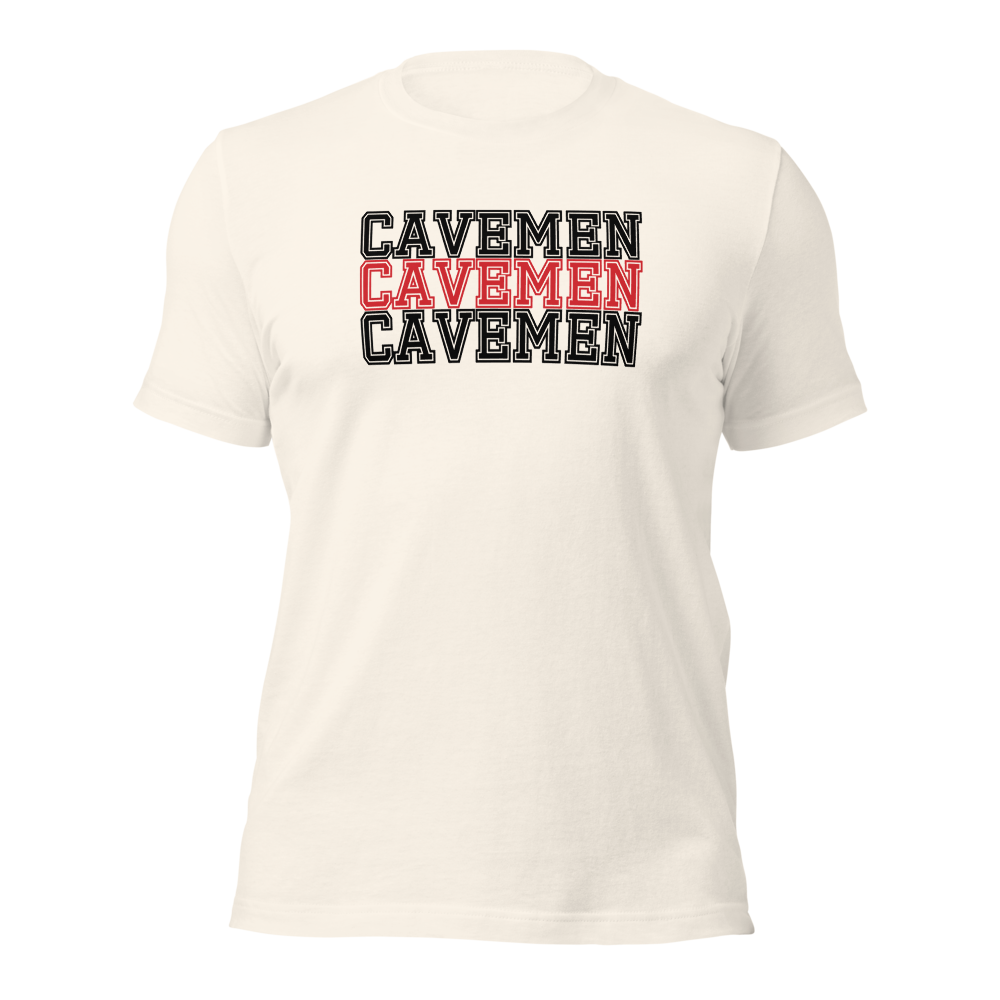 American Fork Cavemen Design 16 — Vintage White