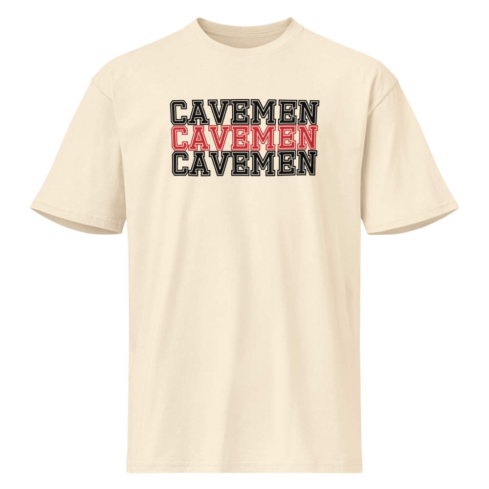 American Fork Cavemen Design 16 — Vintage White