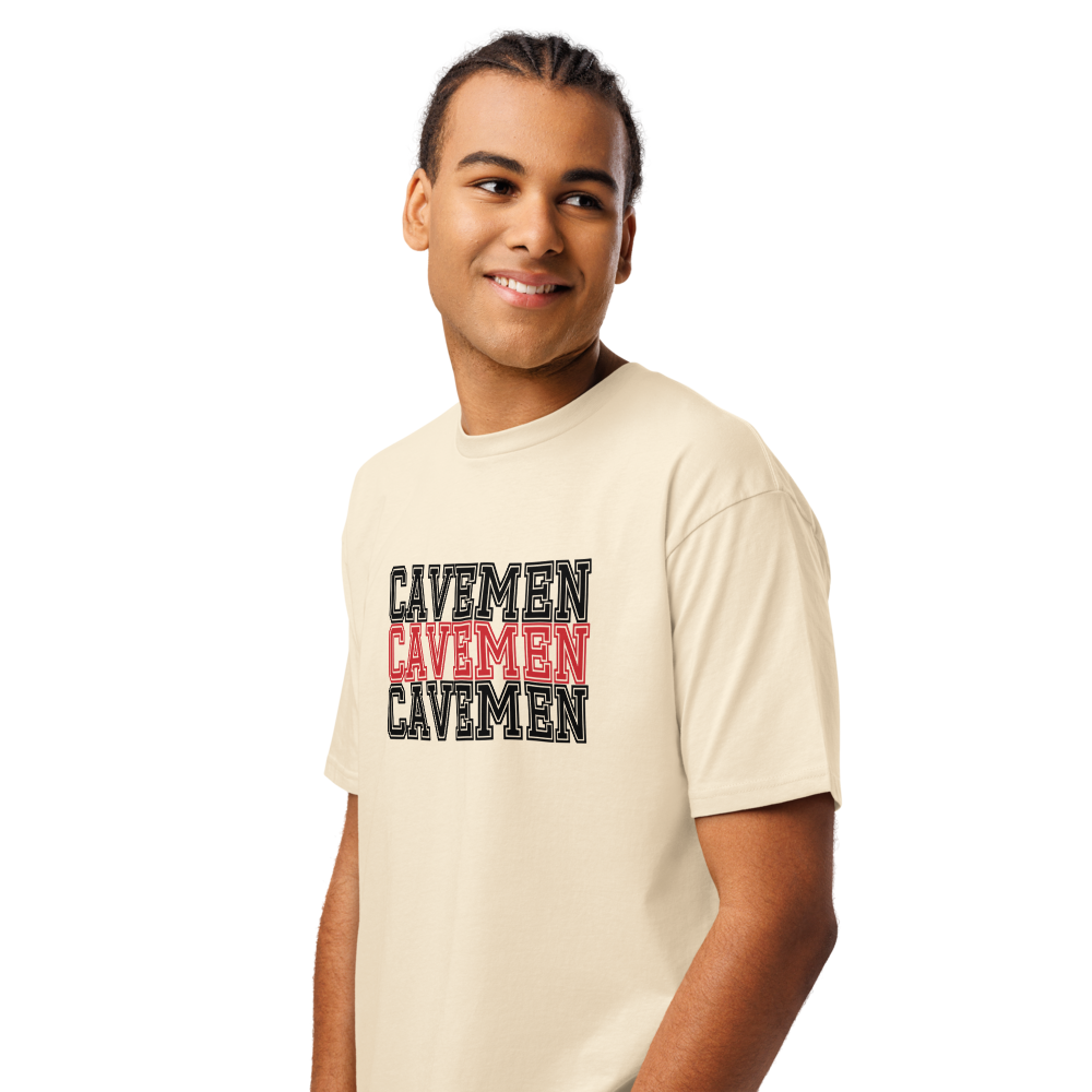 American Fork Cavemen Design 16 — Vintage White
