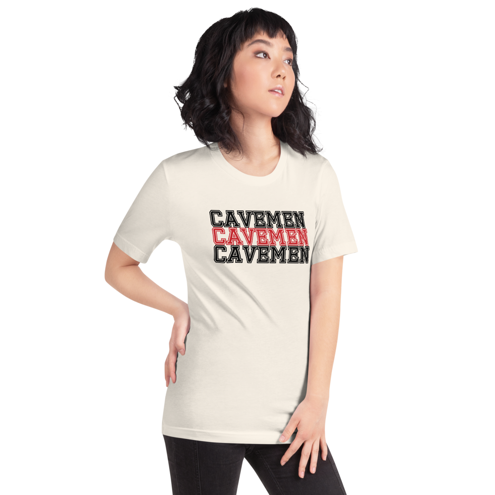 American Fork Cavemen Design 16 — Vintage White