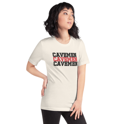 American Fork Cavemen Design 16 — Vintage White