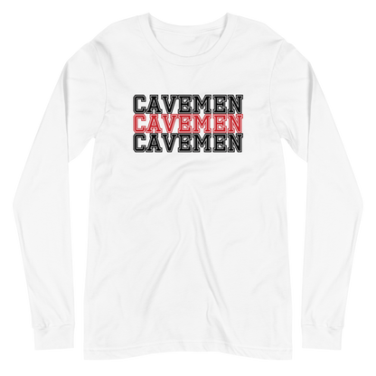 American Fork Cavemen Design 16 — White