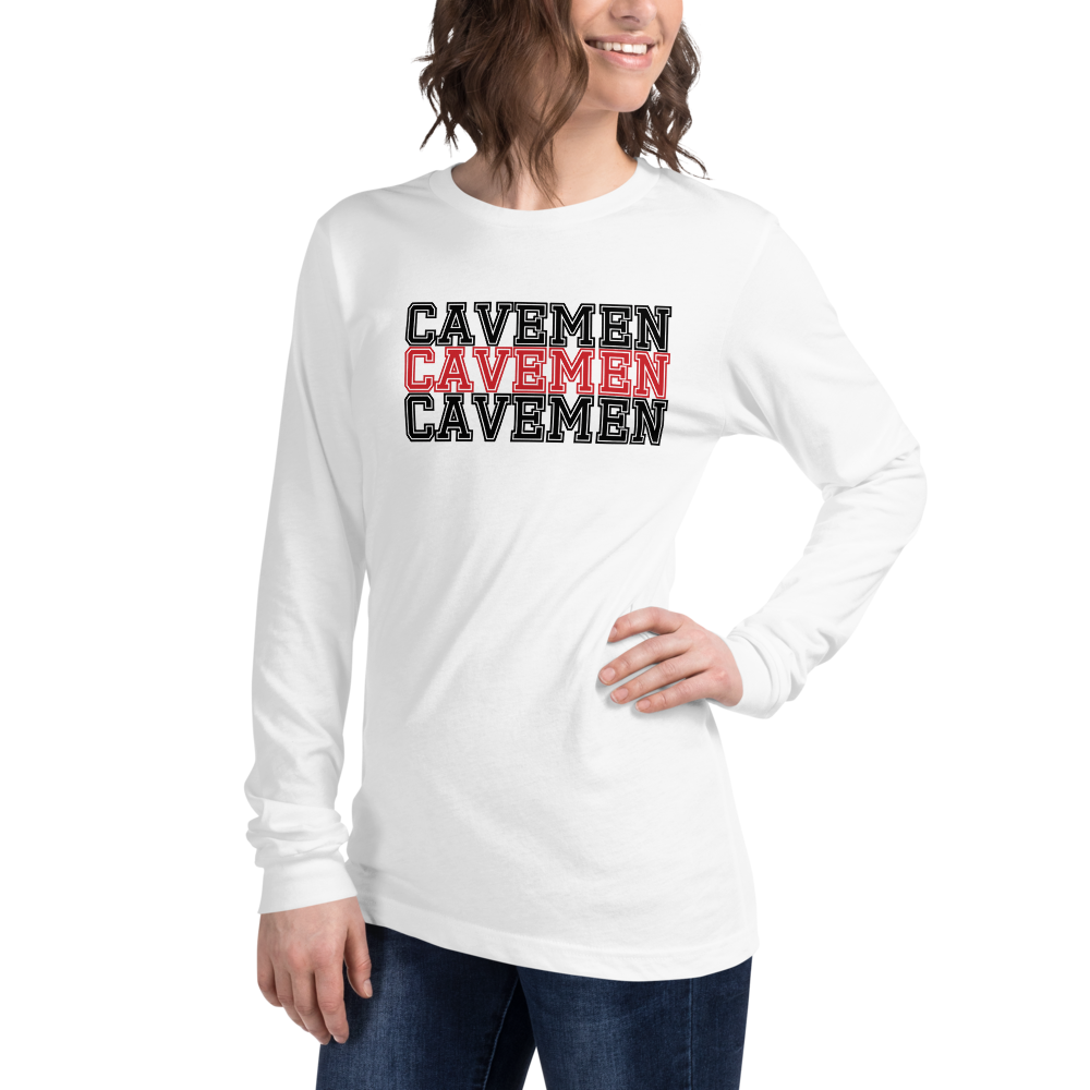 American Fork Cavemen Design 16 — White