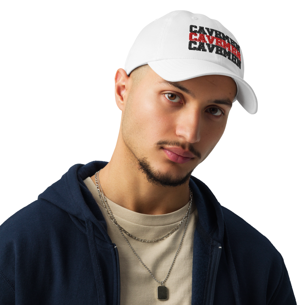 American Fork Cavemen Design 16 — White
