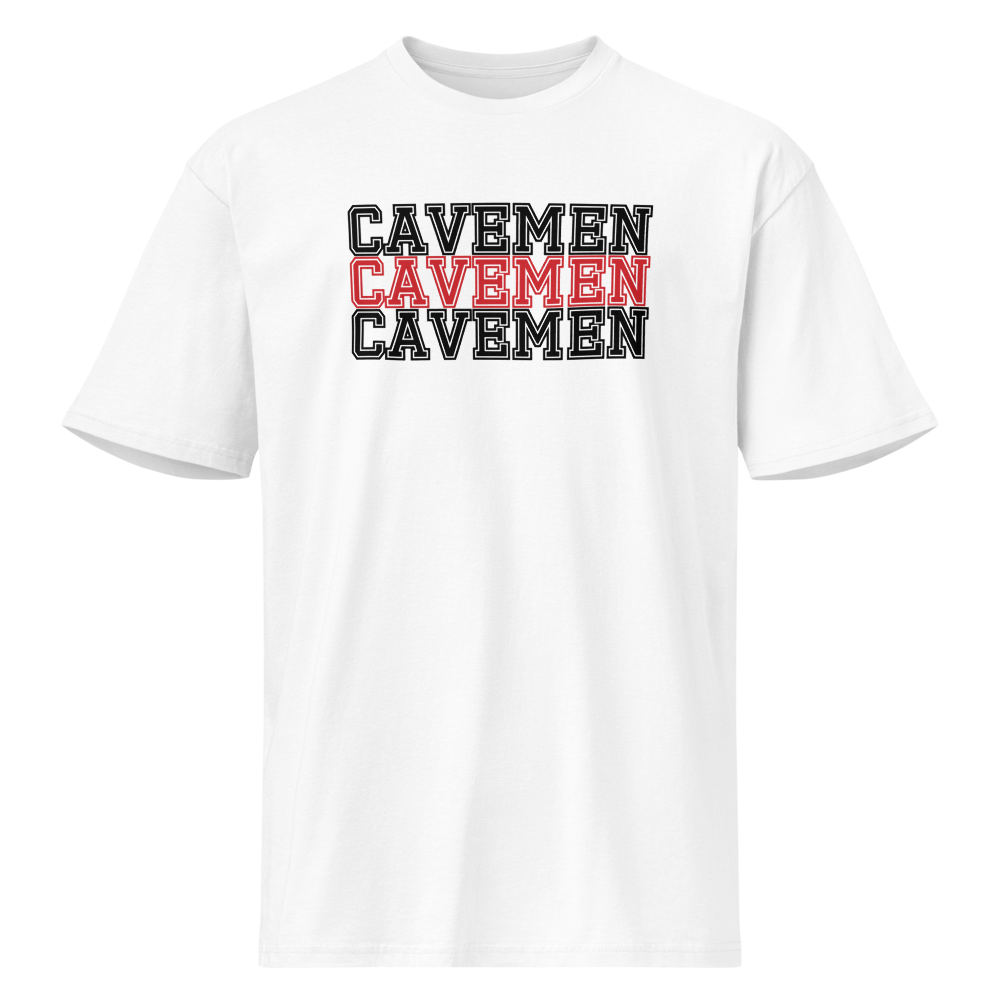 American Fork Cavemen Design 16 — White