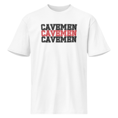 American Fork Cavemen Design 16 — White