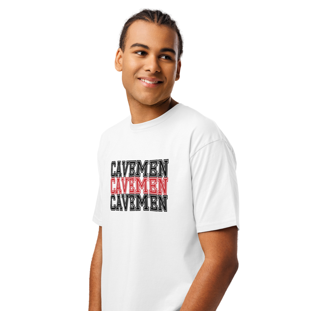 American Fork Cavemen Design 16 — White