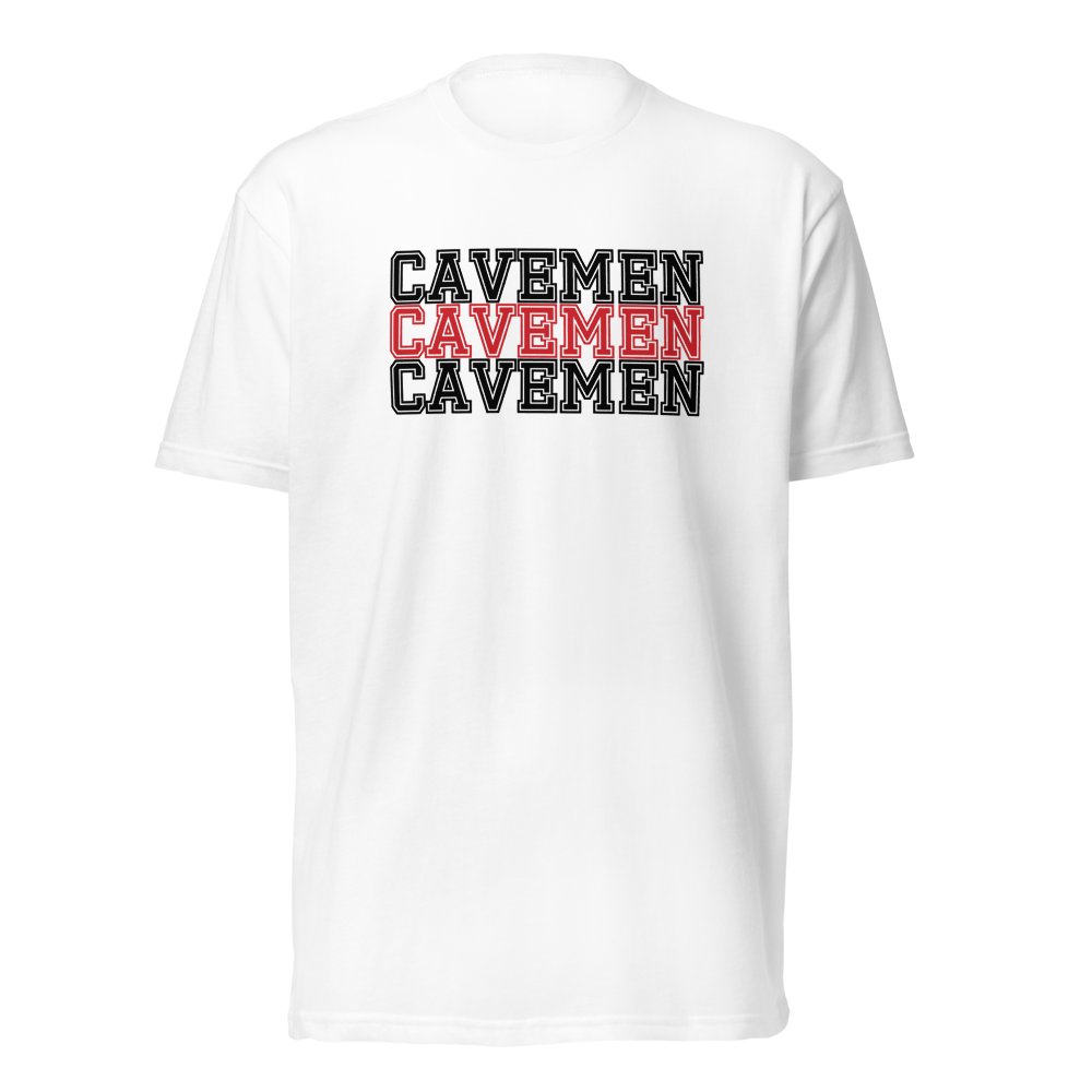 American Fork Cavemen Design 16 — White
