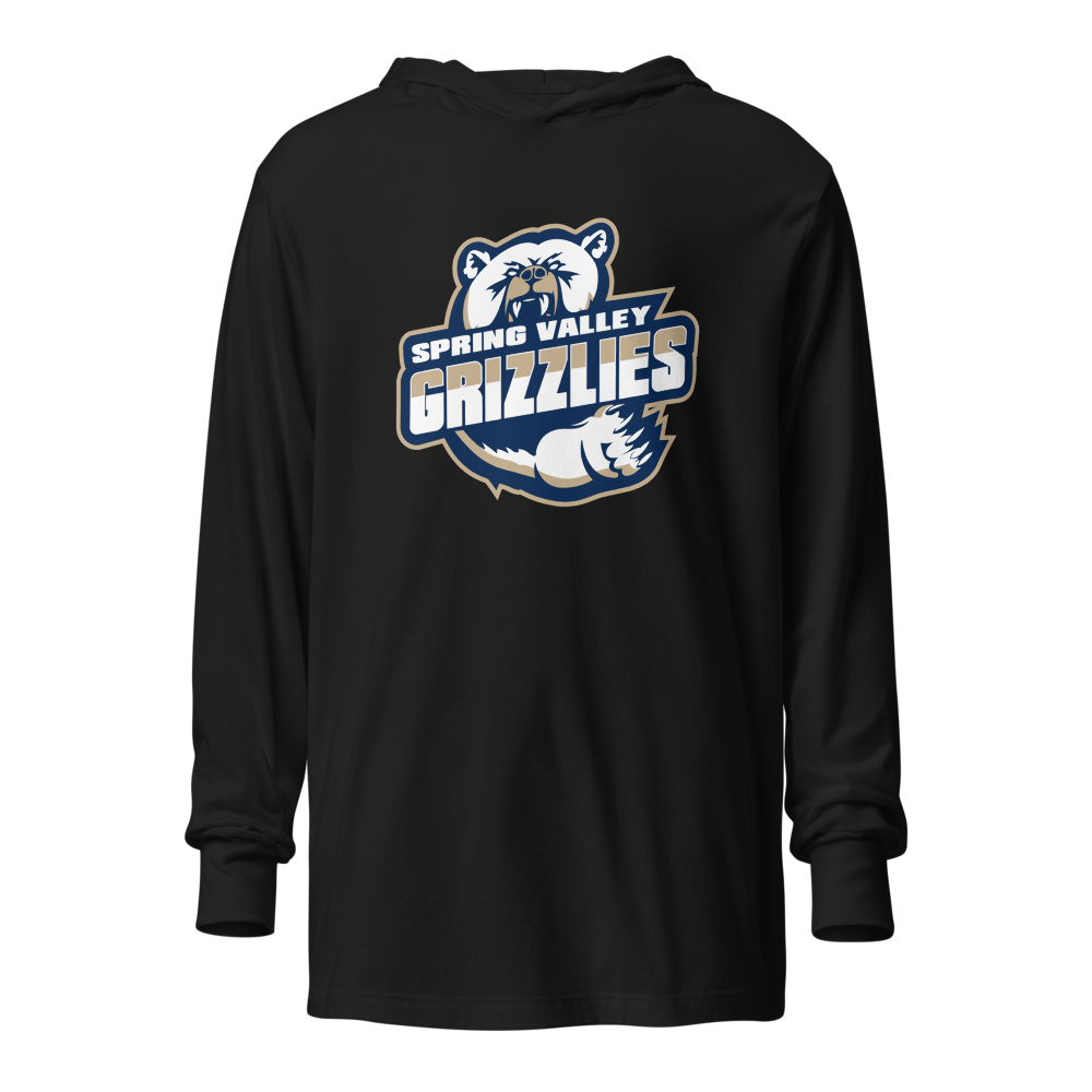Spring Valley Grizzlies Design 1 — Black — Ghost Front