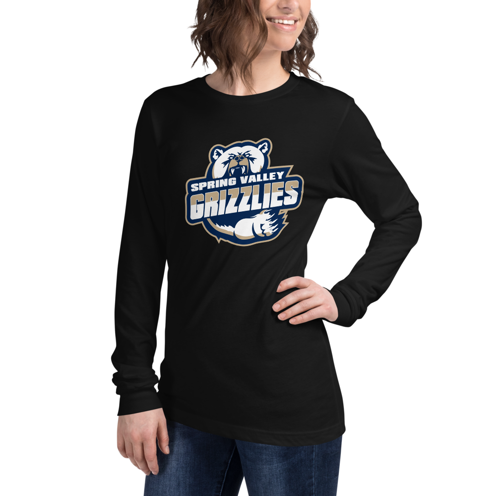 Spring Valley Grizzlies Design 1 — Black