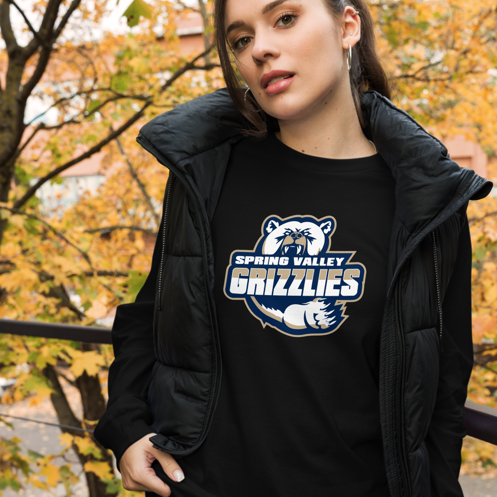 Spring Valley Grizzlies Design 1 — Black