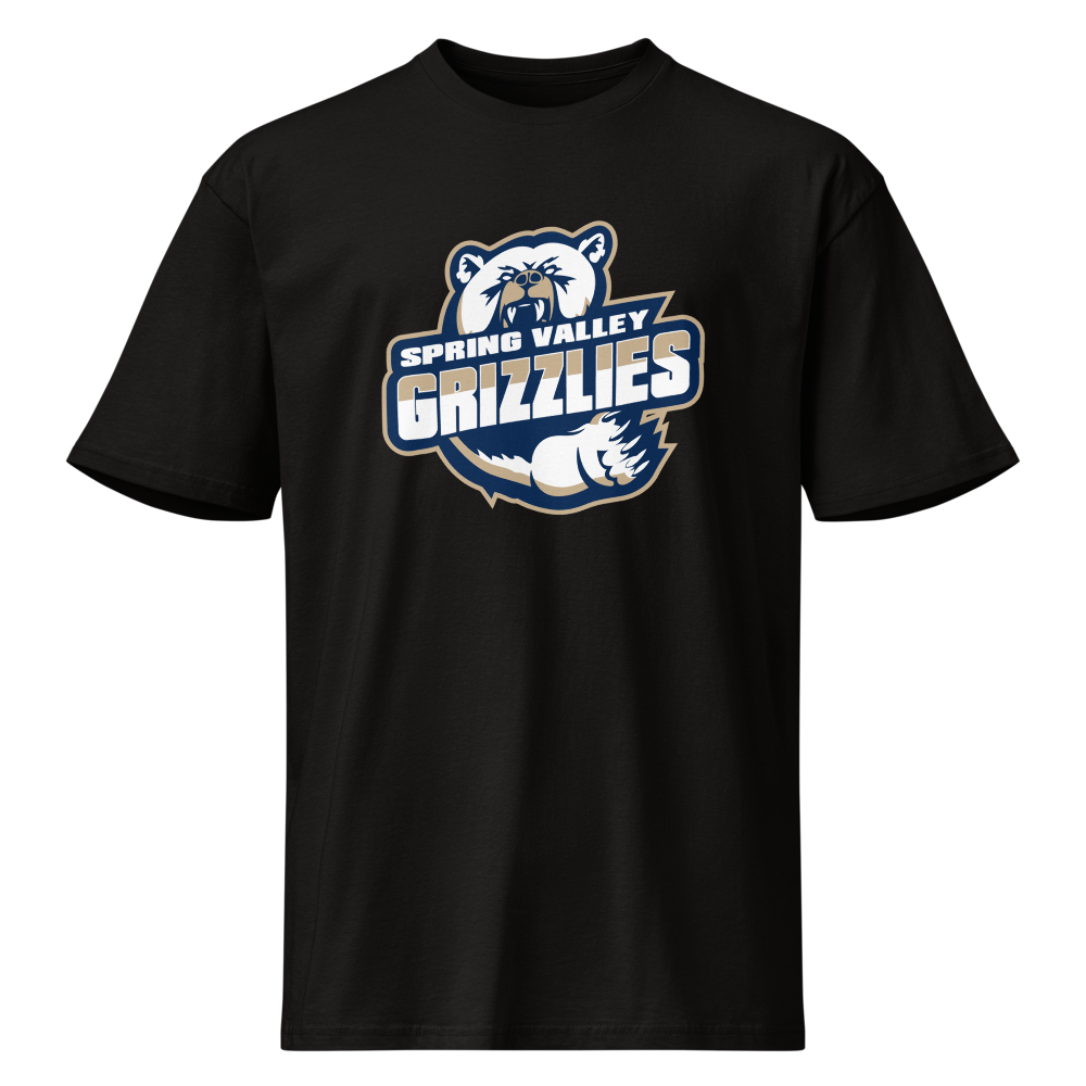 Spring Valley Grizzlies Design 1 — Black