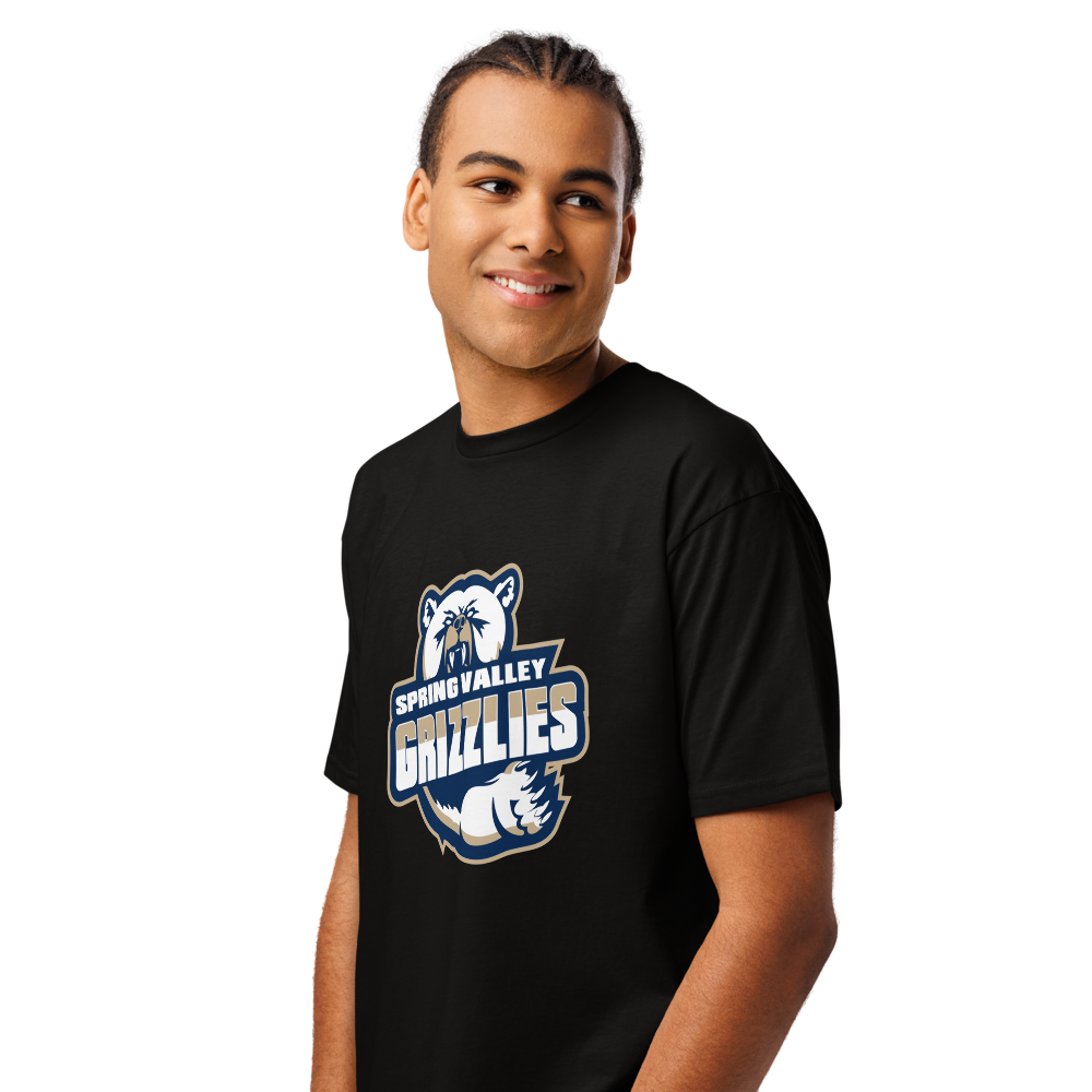 Spring Valley Grizzlies Design 1 — Black