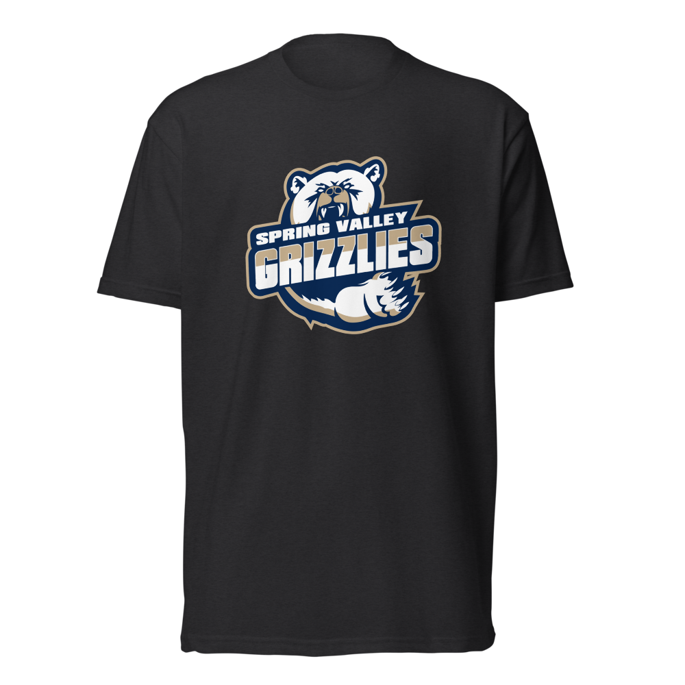 Spring Valley Grizzlies Design 1 — Black