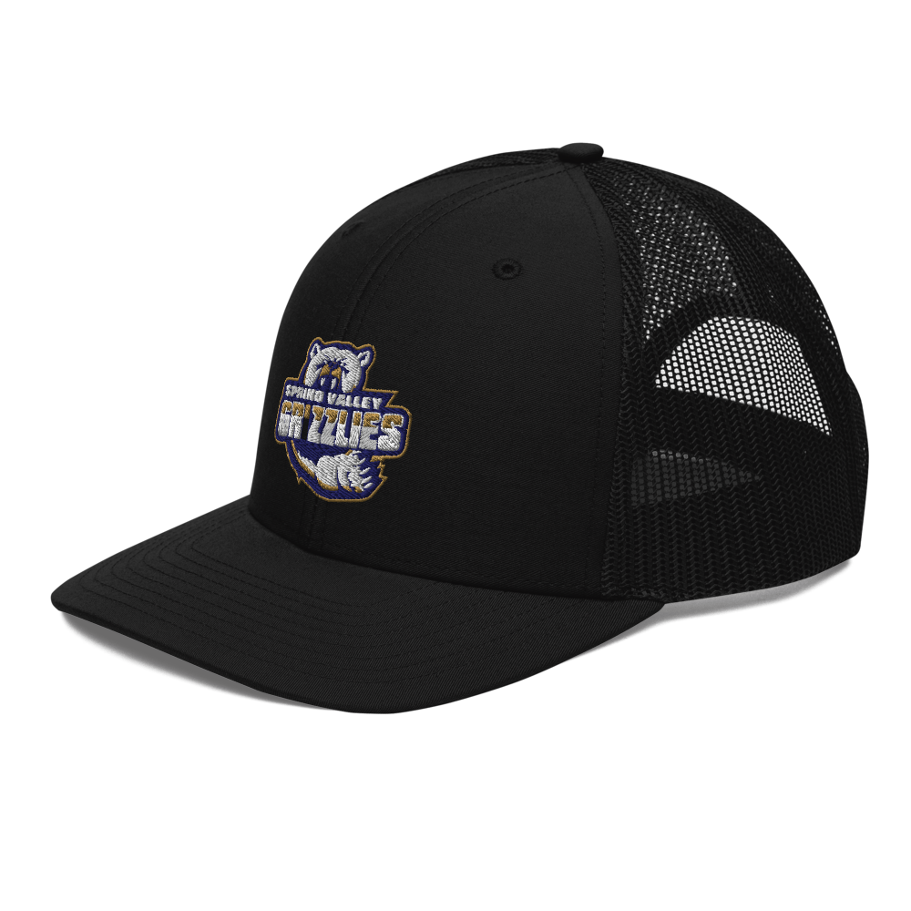 Spring Valley Grizzlies Design 1 — Black