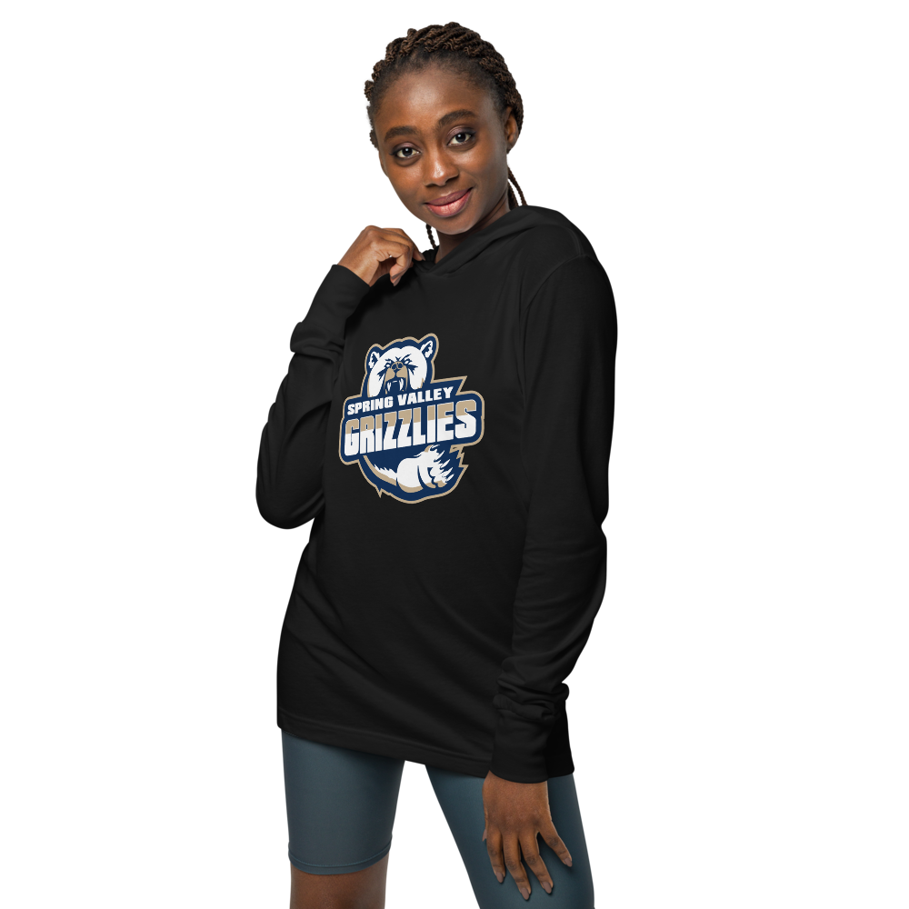 Spring Valley Grizzlies Design 1 — Black — Womens Front