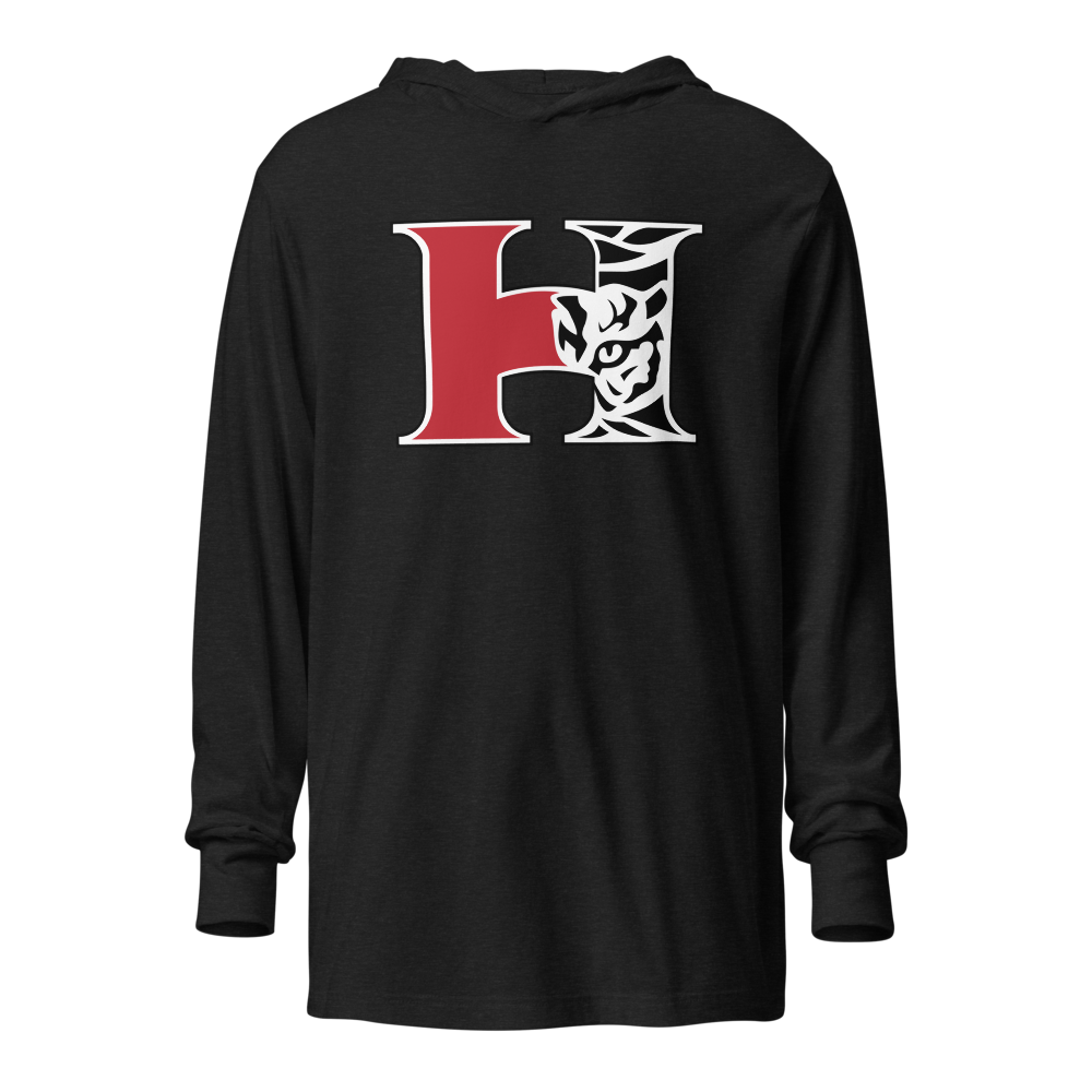 Hurricane High School Design 1 — Charcoal-Black Triblend