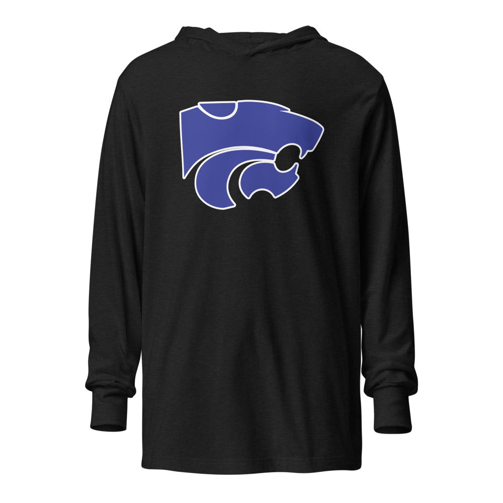 Tharptown High School Design 1 — Charcoal-Black Triblend