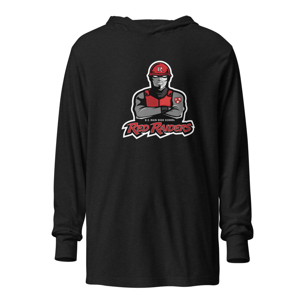 B.C. Rain High School Design 1 — Charcoal-Black Triblend
