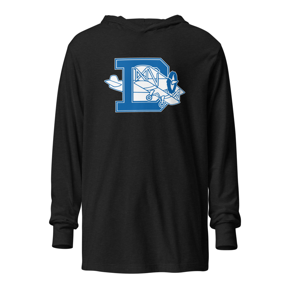 Dixie High School Design 1 — Charcoal-Black Triblend