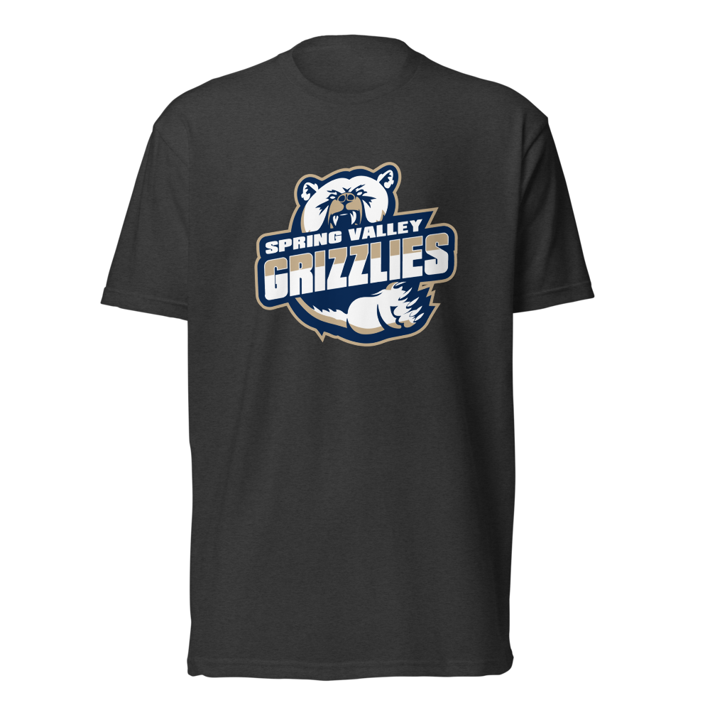 Spring Valley Grizzlies Design 1 — Charcoal