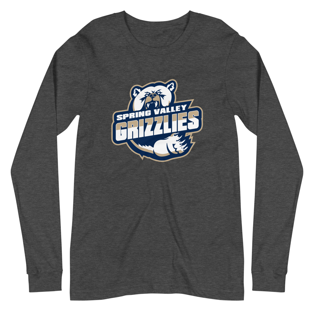 Spring Valley Grizzlies Design 1 — Dark Grey Heather
